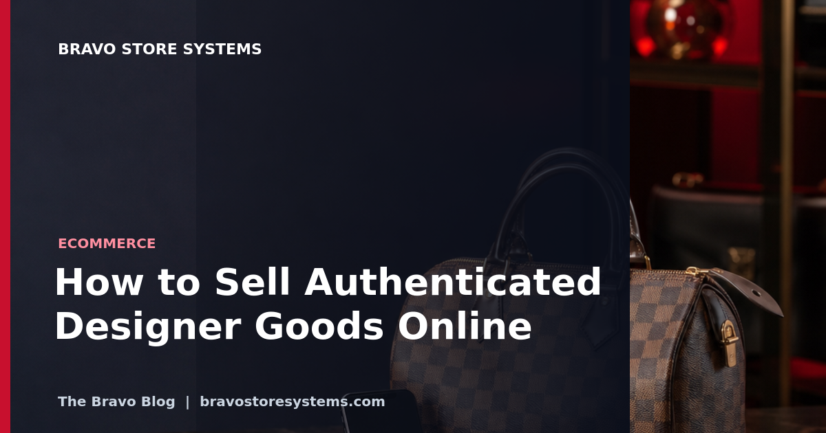 How to Sell Authenticated Designer Goods Online